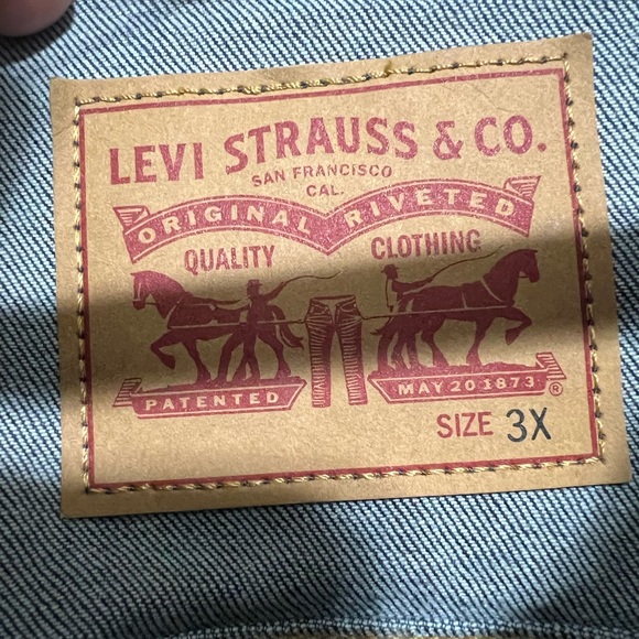 Denim Rhinestone Fringe Jacket - Picture 2 of 3